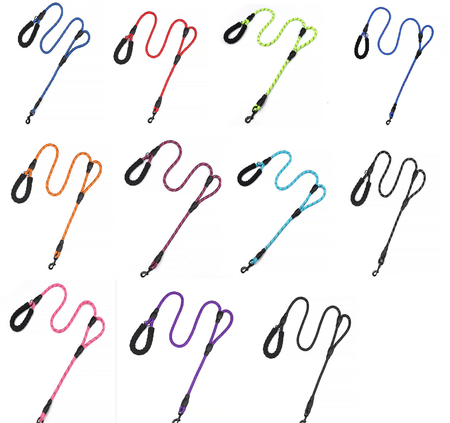 These leads are available in 11 different colours 