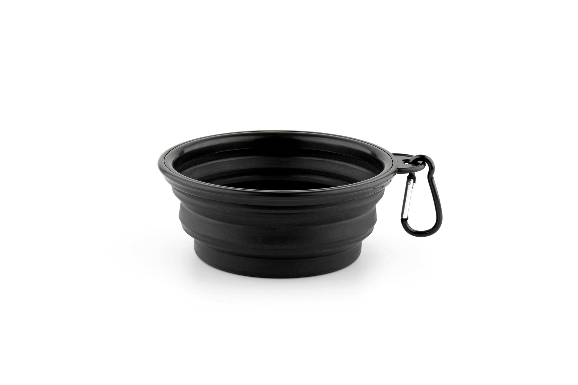 Bowl fully expanded, comes with a click for easy attaching to a lead or rucksack